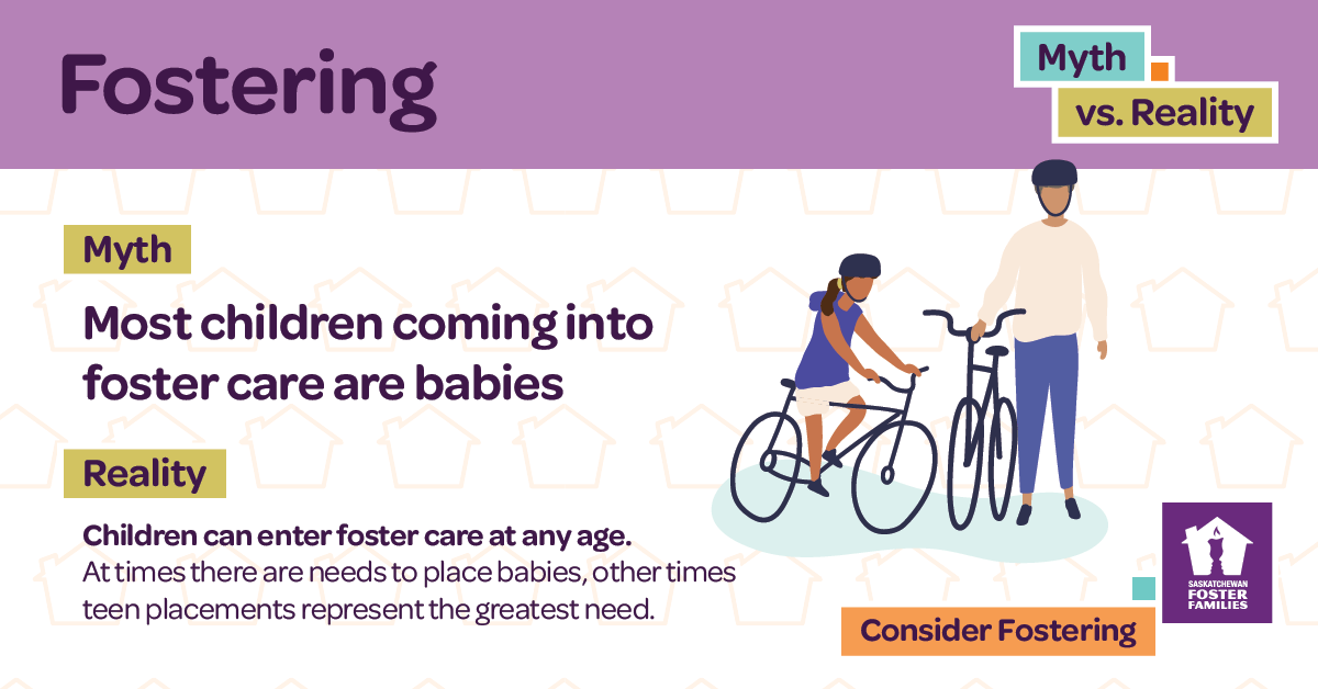 Saskatchewan Foster Families Association, Social, Fostering Myth vs. Reality Social Campaign, Portfolio Image