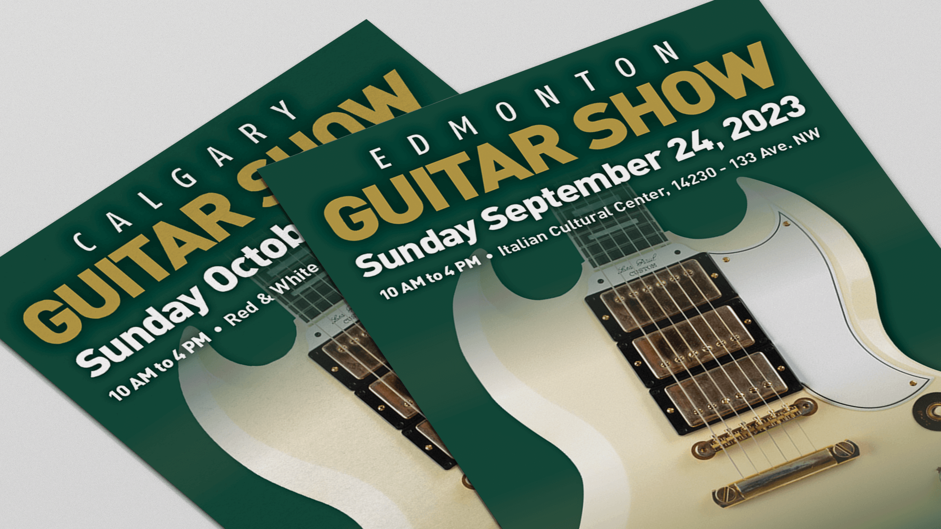 Canadian Guitar Shows, Print, Calgary & Edmonton Guitar Shows, Portfolio Image, 